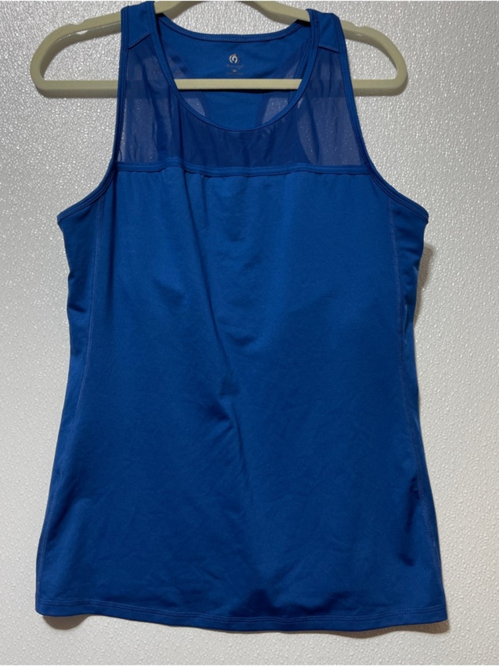 Champion Royal Blue Mesh Yoke Athletic Tank Top